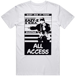 Original Eazy-e Nwa Concert Tour Authentic Rap Hip Hop 1980s T Shirt