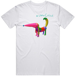 A Little Curious Kids Tv Show Fan T Shirt