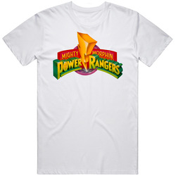 Mighty Morphin Power Rangers 90s Tv Show Action T Shirt