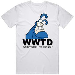 Wwtd What Would The Tick Do? Superhero T Shirt