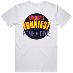 America's Funniest Home Videos Retro 80s Tv Show Logo Fan T Shirt