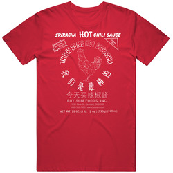 Sriracha Hot Chili Sauce Halloween Costume T Shirt