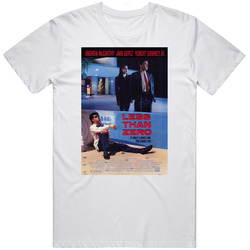 Less Than Zero Retro Movie  Fan T Shirt