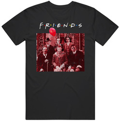 Horror Movie Characters Friends Mash Up T Shirt