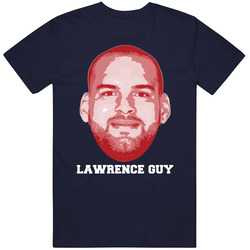 Lawrence Guy Face Big Head New England Football Player Fan T Shirt