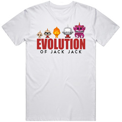 Evolution Of Jack Jack Attack Incredibles 2 Movie Fan T Shirt