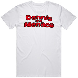 Dennis The Menace Retro 80s Tv Show Logo Fan T Shirt