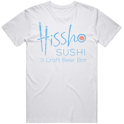 Hissho Sushi Craft Beer Bar Worn Look T Shirt
