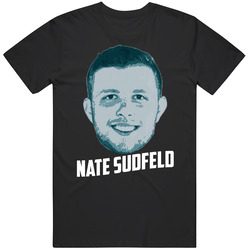 Nate Sudfeld Face Big Head Philadelphia Football Player Fan T Shirt