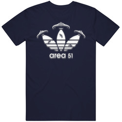 Area 51 Adidas Parody Funny Ufo T Shirt