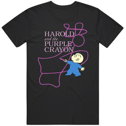 Harold Purple Crayon Children's Book Title T Shirt