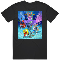 Spongebob And The Hi Seas Fictional Music Group Fan T Shirt