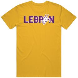 Lebron James Goat Team Colors Fan T Shirt