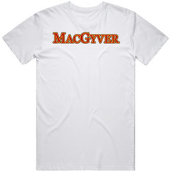 Macgyver Retro 80s Tv Show Logo Fan T Shirt