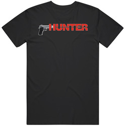 Hunter Retro 80s Tv Show Logo Fan T Shirt
