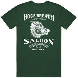 80s Hogs Breath Saloon Fort Walton Green Motorcycle Fan T Shirt