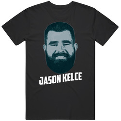 Jason Kelce Face Big Head Philadelphia Football Player Fan T Shirt