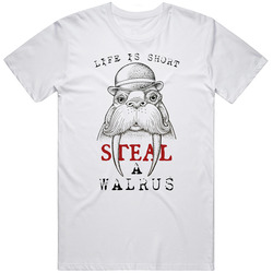 Life Is Short Save A Walrus T Shirt