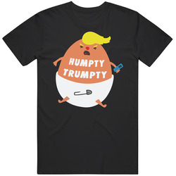 Humpty Trumpty Donald Trump Funny Baby Balloon T Shirt