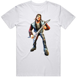 Axel Steel Guitar Hero Fictional Music Group Fan T Shirt