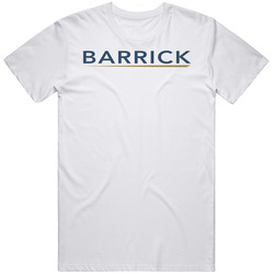 Barrick Gold Corporation Nasdaq Company Logo Employee Fan T Shirt