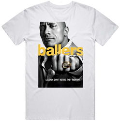 Ballers The Rock Dwayne Johnson Tv Show Fan T Shirt