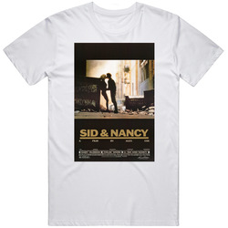 Sid And Nancy Retro Movie  Fan T Shirt