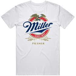 Miller Since 1855 Pilsner Classic Logo T Shirt