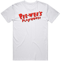 Pee Wee's Playhouse Retro 80s Tv Show Logo Fan T Shirt