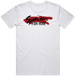 Spencer For Hire Retro 80s Tv Show Logo Fan T Shirt