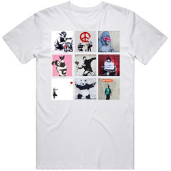 Banksy Art Paintings Cute Trendy Artsy T Shirt