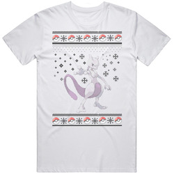 Mewtwo Pokemon Ugly Christmas Sweater T Shirt