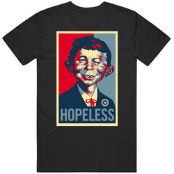Mad Magazine Alfred E Neuman Hopeless Hope Parody T Shirt