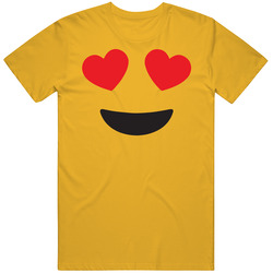 Heart Eyes Emoji Halloween Costume T Shirt