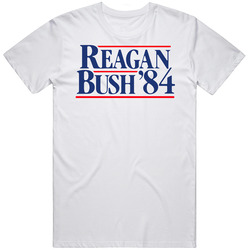 Vintage Eighties Reagan Bush '84 T Shirt