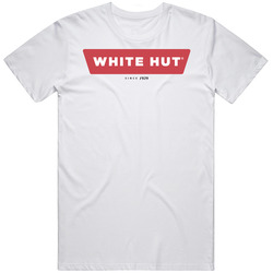 White Hut Burger Food Fan T Shirt