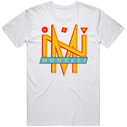 New Monkees Retro 80s Tv Show Logo Fan T Shirt