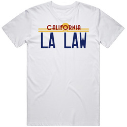 La Law Retro 80s Tv Show Logo Fan T Shirt