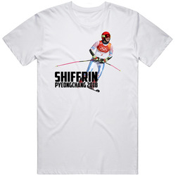 Mikaela Shiffrin Usa Alpine Skiing 2018 Olympic Athelete Fan T Shirt