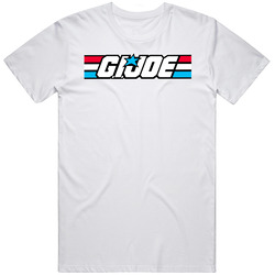 G I Joe Retro 80s Tv Show Logo Fan T Shirt