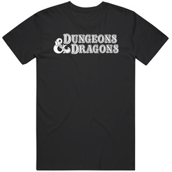 Dungeons And Dragons Retro 80s Tv Show Logo Fan T Shirt