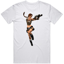 Lara Croft Tomb Raider Video Game Character T Shirt