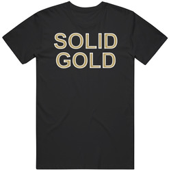 Solid Gold Retro 80s Tv Show Logo Fan T Shirt