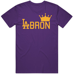 La Labron Lebron Los Angles Crown Basketball Fan T Shirt
