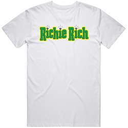 Richie Rich Retro 80s Tv Show Logo Fan T Shirt