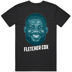 Fletcher Cox Face Big Head Philadelphia Football Player Fan T Shirt