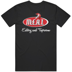 Meat Eatery & Taproom Burger Food Fan Cool T Shirt