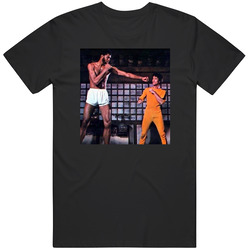 Bruce Lee Kareem Abdul-jabbar 1972 Fight T Shirt