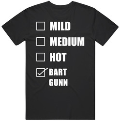 Mild Medium Hot Bart Gunn Hottness Chart Checklist Wrestling Fan Funny