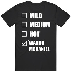 Mild Medium Hot Wahoo Mcdaniel Hottness Chart Checklist Wrestling Fan 